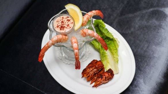 Prawn cocktail. 