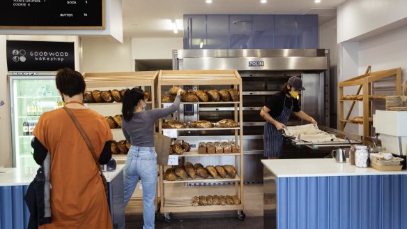 The husband-and-wife owners of the popular new bakery aim to bake as close to 7am as they can. 