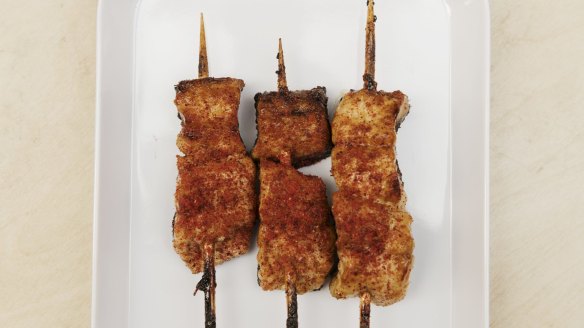 Eel skewers are a nod to Parramatta's Aboriginal heritage.