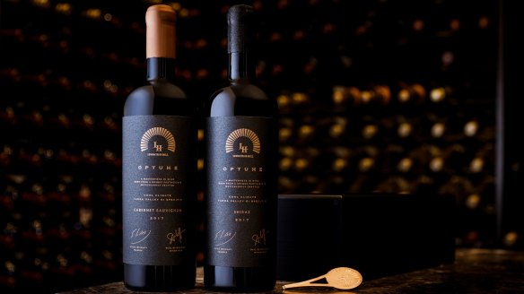 The 2017 Levantine Hill Optume wines. The wines were a long time in the making and just 65 dozen bottles of the shiraz and 58 dozen of the cabernet were produced.