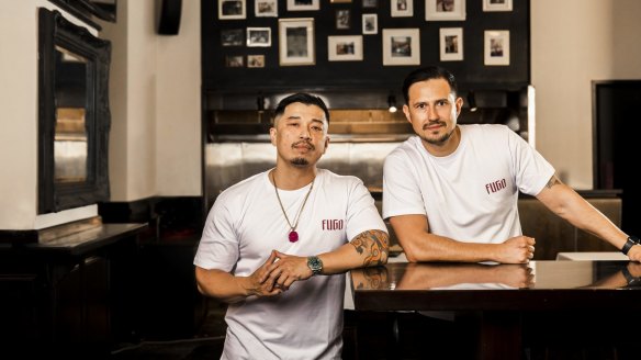 Hello Auntie owner-chef Cuong Nguyen and Luis Gil are teaming up on Latin American eatery Fugo at Hotel Downing.