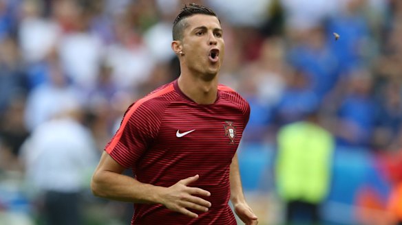 Crowning glory: Portugal talisman Cristiano Ronaldo finally won a title with the national team.