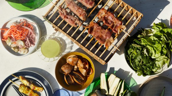 Bia Hoi's Vietnamese barbecue packs.