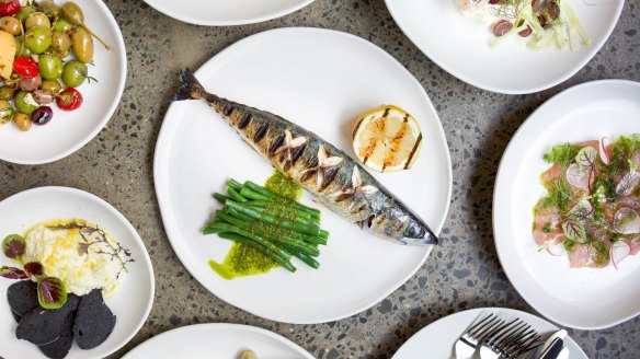 Pepper-cured mackerel is inspired by a Marks & Spencer dish.
