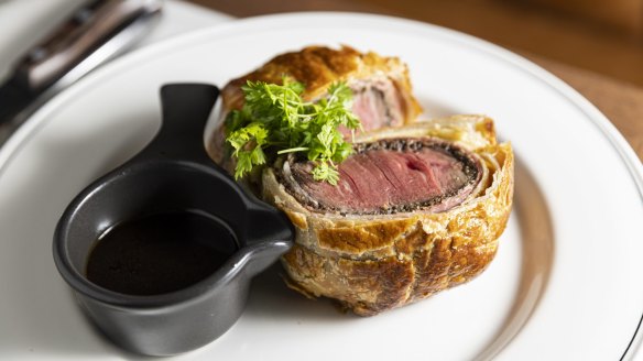 Go-to dish: Beef Wellington.