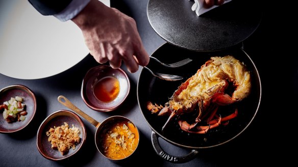 The lobster from Eleven Bridge, the new incarnation of Rockpool Est. 1989. Photo: David Griffen