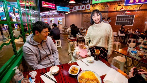 Hong Kong Street Food's owner Cecilia Yun is happy to provide a portal to the streets of Hong Kong for her Sydney customers.