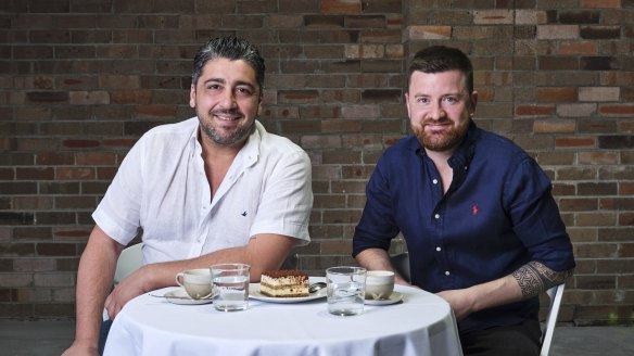 Da Orazio chef Orazio D'Elia (left) and Riccardo Falcone are teaming up to open Mia Dolci Italiani in Alexandria.
