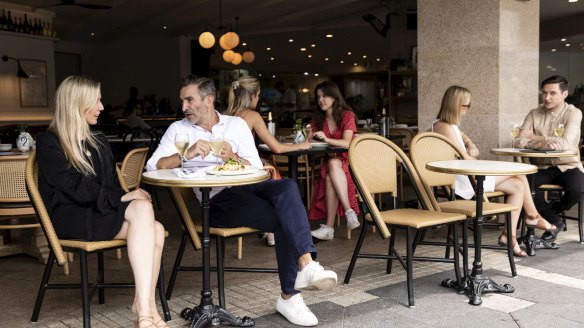 The Cosmopolitan's new owners have maximised the cafe's people-watching potential.