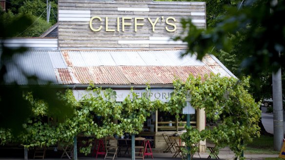 Cliffy's Emporium, where Liam Thornycroft operates the cafe. 