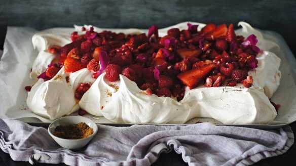 Garnish your pavlova with fresh fruit for a real treat