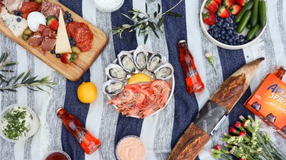 Antipasti, seafood and spritzes from Fratelli Fresh.