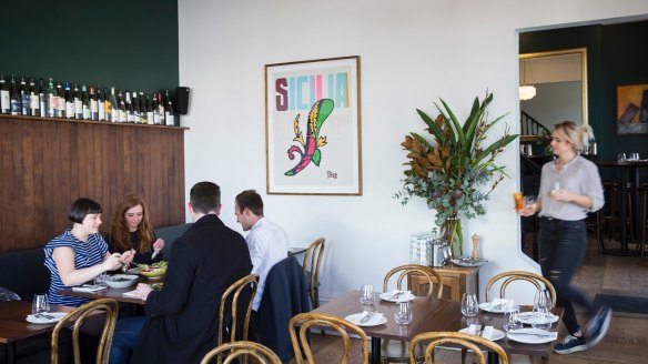 The interior of Park Street Pasta in South Melbourne. 