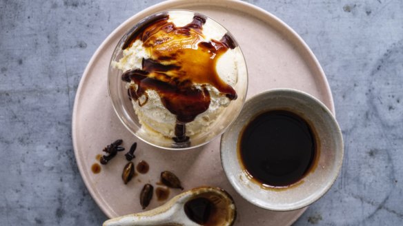 Affogato meets chai latte.