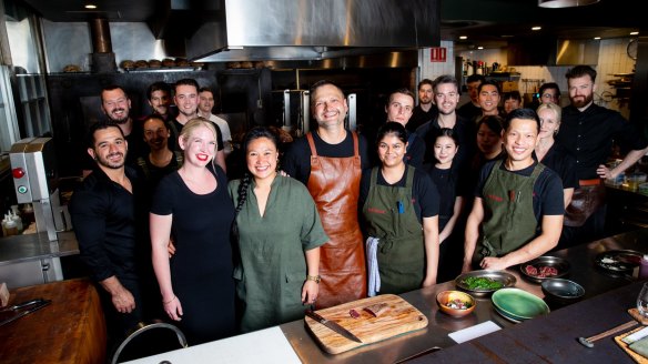 Chef Lennox Hastie and the team at Firedoor.