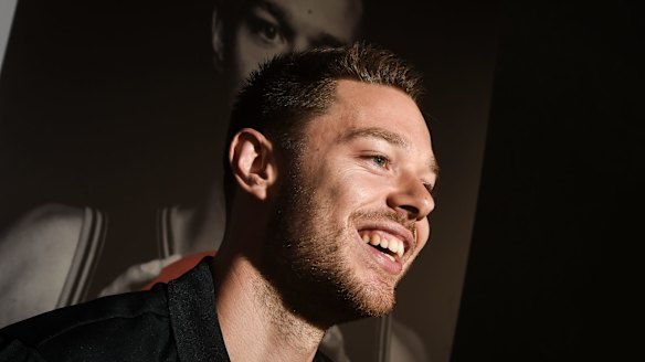 Laughing all the way to the bank, deservedly so: Matthew Dellavedova who has returned to Australia after winning the NBA championship with Cleveland.