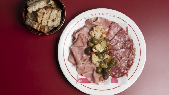 Antipasto plate.