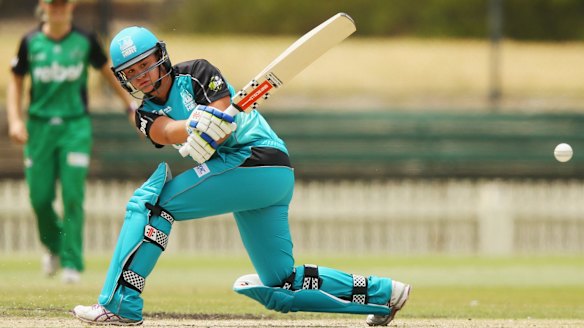 Ash Barty during her brief stint with Brisbane Heat.
