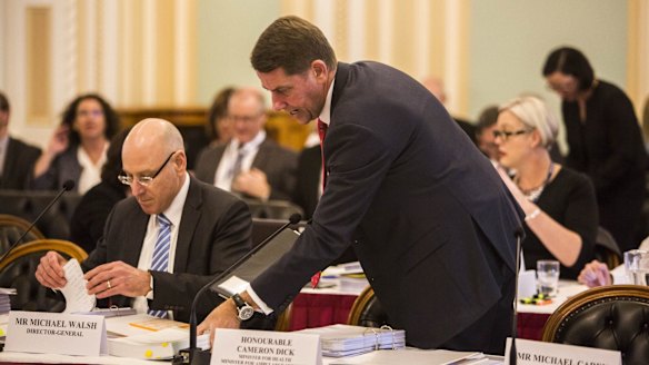 Minister after minister, including Treasurer Curtis Pitt and Health Minister Cameron Dick, rolled off their kept promises.