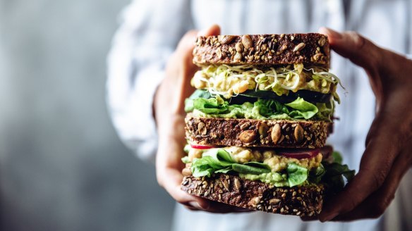Loading your sandwich with vegetables ensures it's both nutritious and filling.