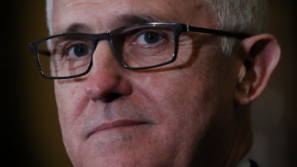 Optimistic about the economic outlook. Prime Minister Malcolm Turnbull.