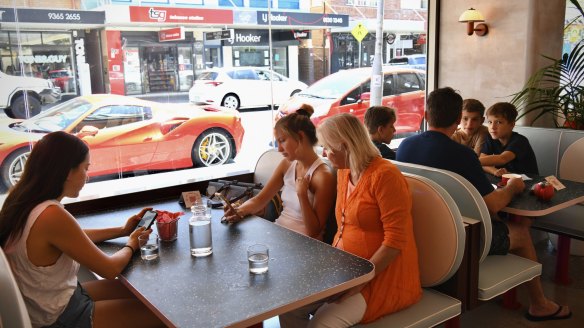 Sitting in a sunny cushioned booth in busy Bondi is ideal stuff.