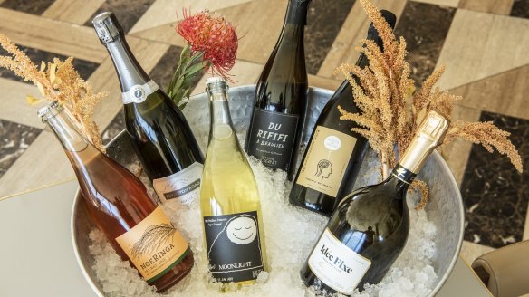 Alternative Australian sparklings sit alongside champagne on the wine list at Shell House. 