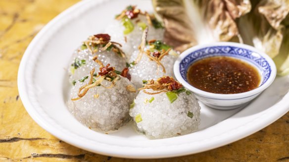 Steamed tapioca pearls are the go-to dish at Jeow.
