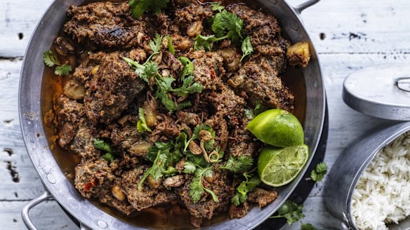 Massaman beef curry.
