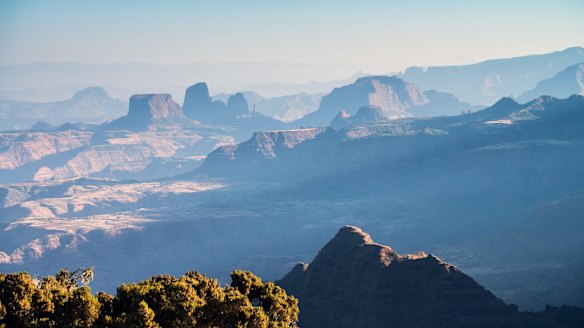 Simien Mountains National Park, UNESCO World Heritage Site, Amhara region, Ethiopia.