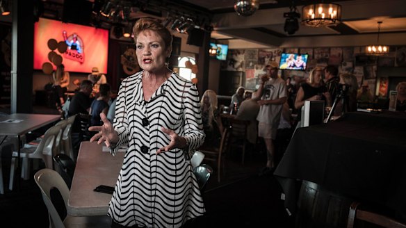 Senator Pauline Hanson.