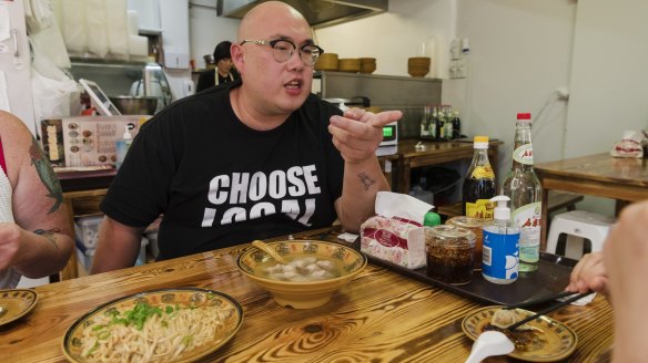 Peanut butter noodles and delicate dumplings are the go-to dish at Fujian Shaxian Snacks.