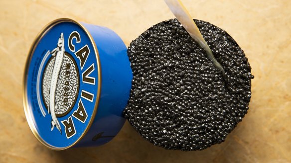 Caviar ready for its close-up.
