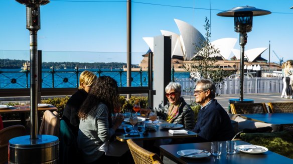 The view from the terrace gets a big tick.