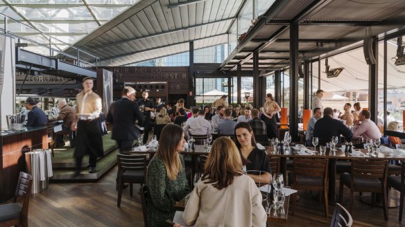 After lockdown, Cafe Sydney's views out to the Harbour Bridge seem more enticing than ever.