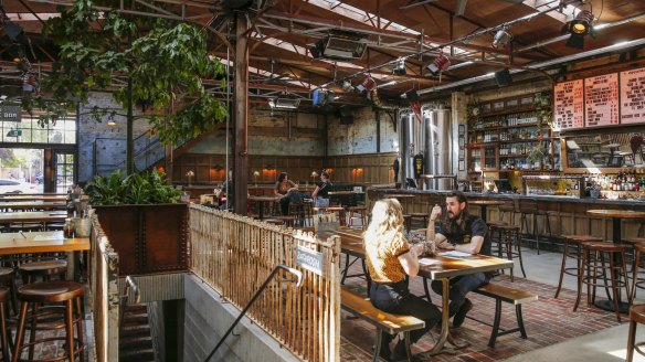 Bodriggy's brewpub in an Abbotsford warehouse.