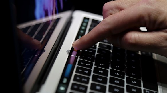 The new Touch Bar will offer a range of customisable functionality depending on the situation.