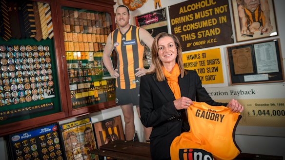 Tracey Gaudry has been sacked from her job as Hawthorn CEO.