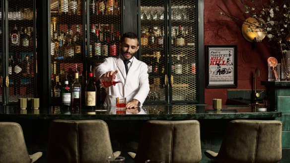 Bar Conte offers 18 variations on the negroni on its opening list. 