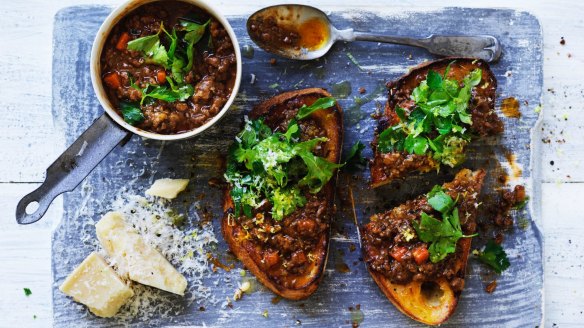 No, you don't have to eat this red wine mince every night of the week, but you can keep it interesting and make it stretch across multiple meals.