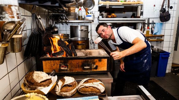 French chef David Coumont at Moxhe restaurant in Bronte. More restaurants are serving a set-menu to save on costs and provide a better experience for the guest. 