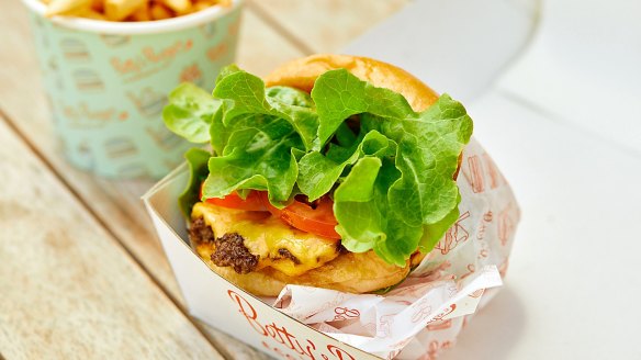 Betty's Classic beef burger.