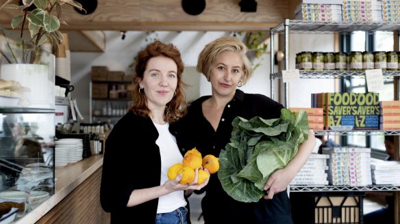 Shoppers should feel confident buying fruit and vegies that are slightly blemished, says Alex Elliott-Howrey (left).