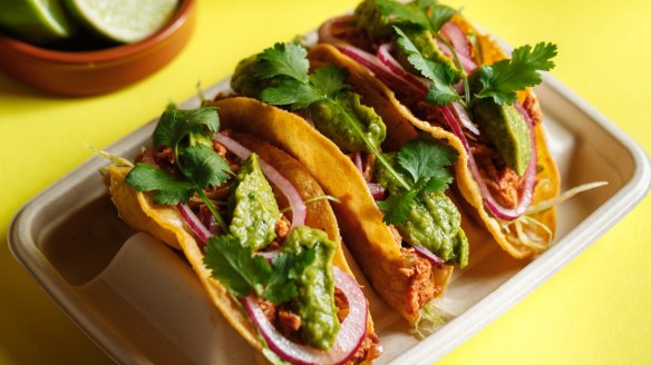 Chicken tinga tacos are on the opening menu.