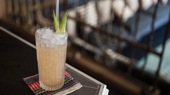Tepache Swizzle served at Chula.