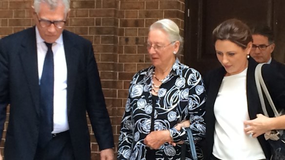 Ian Turnbull's wife Robeena Turnbull at the NSW Supreme Court in October 2014.