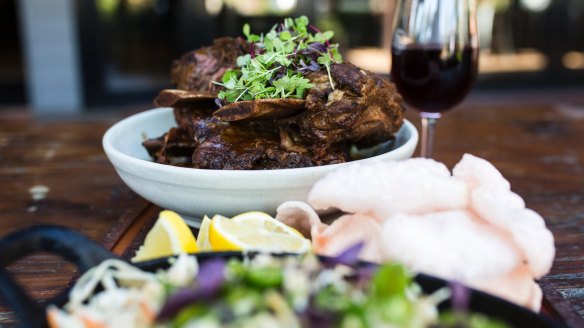 For sharing: the spiced barbecued beef short ribs.