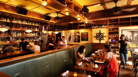 Alberto's Lounge is part western saloon, part Italian wine bar.