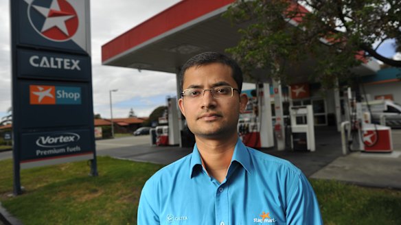Syed Aqeel claims he was underpaid while working at a Caltex station.