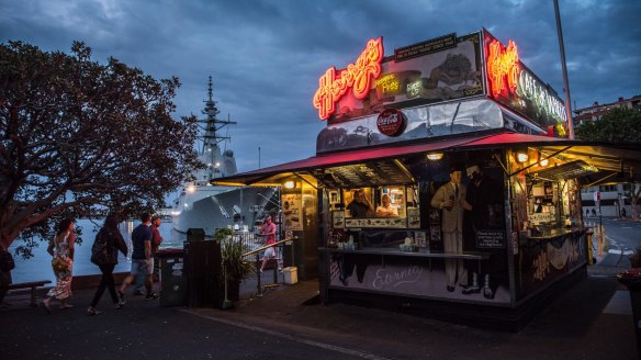 Harry's Cafe de Wheels has served pies by the naval dockyard for more than 73 years.